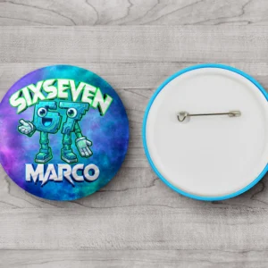 Chapa Personalizada Six Seven (67) con Nombre