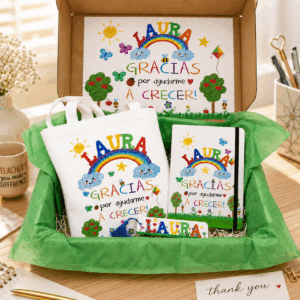 Regalo maestra guarderia personalizado