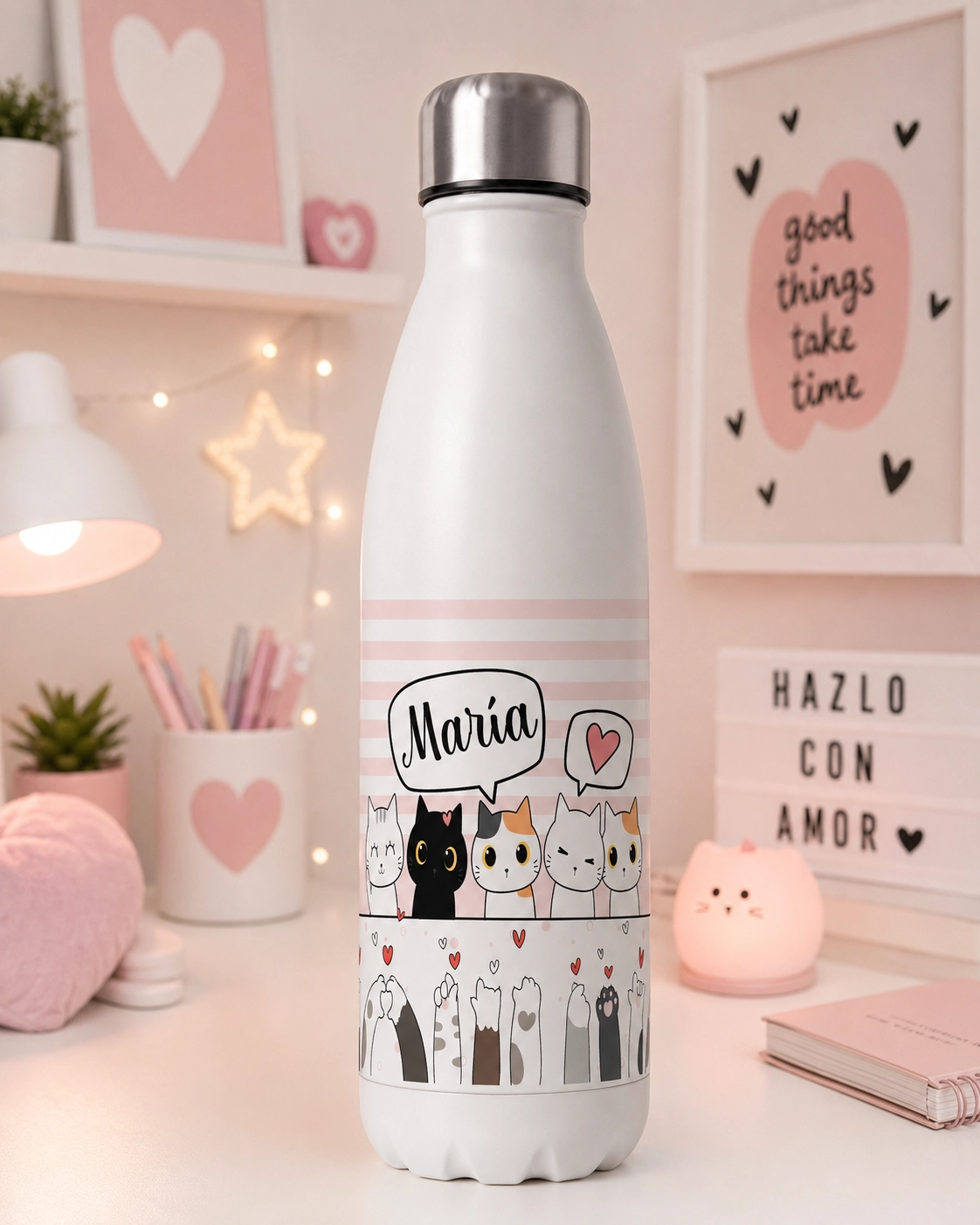 Pack Vuelta al Cole Personalizado de Gatitos Kawaii - Imagen 3