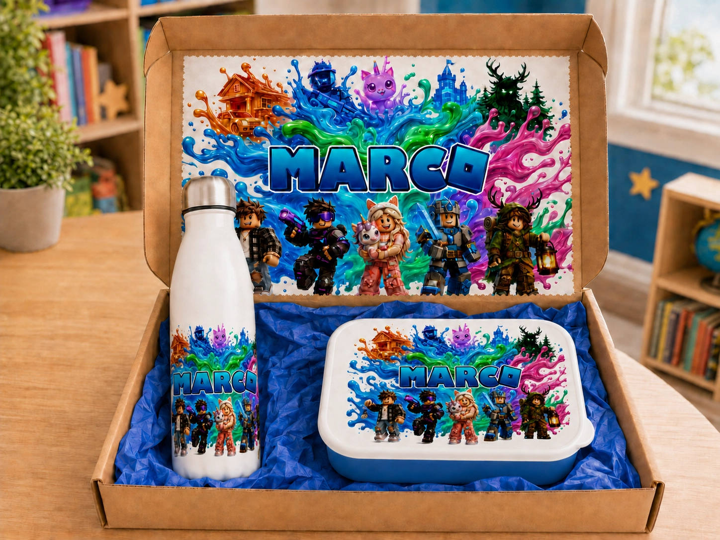 Pack Roblox Vuelta al Cole Personalizado - Imagen 3